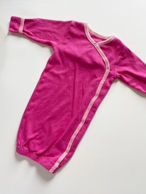 Baby Soy Organic Pink Kimono Sleep Gown | 3-6m